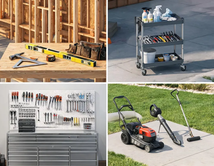 Craftsman tools across construction, maintenance and outdoor work